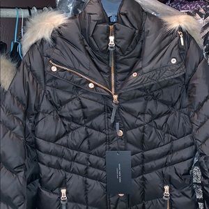 XS Black Andrew Marc Puffer Jacket